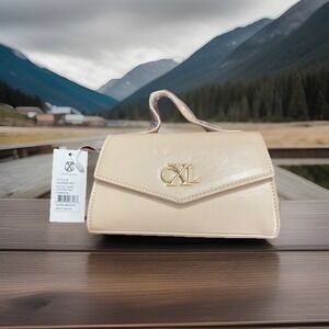 NWT CXL‎ by Christian Lacroix Bag Womens Laine Panna Cotta Patent Crossbody Tiny